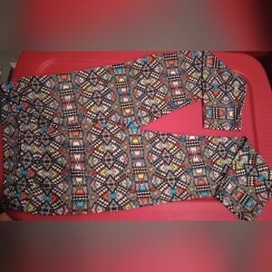 Stradivarius Multicolor Geometric Leggings